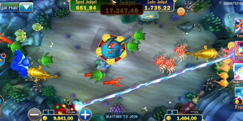 Game bắn cá tại trang cược có nhiều loại vũ khí hiện đại
